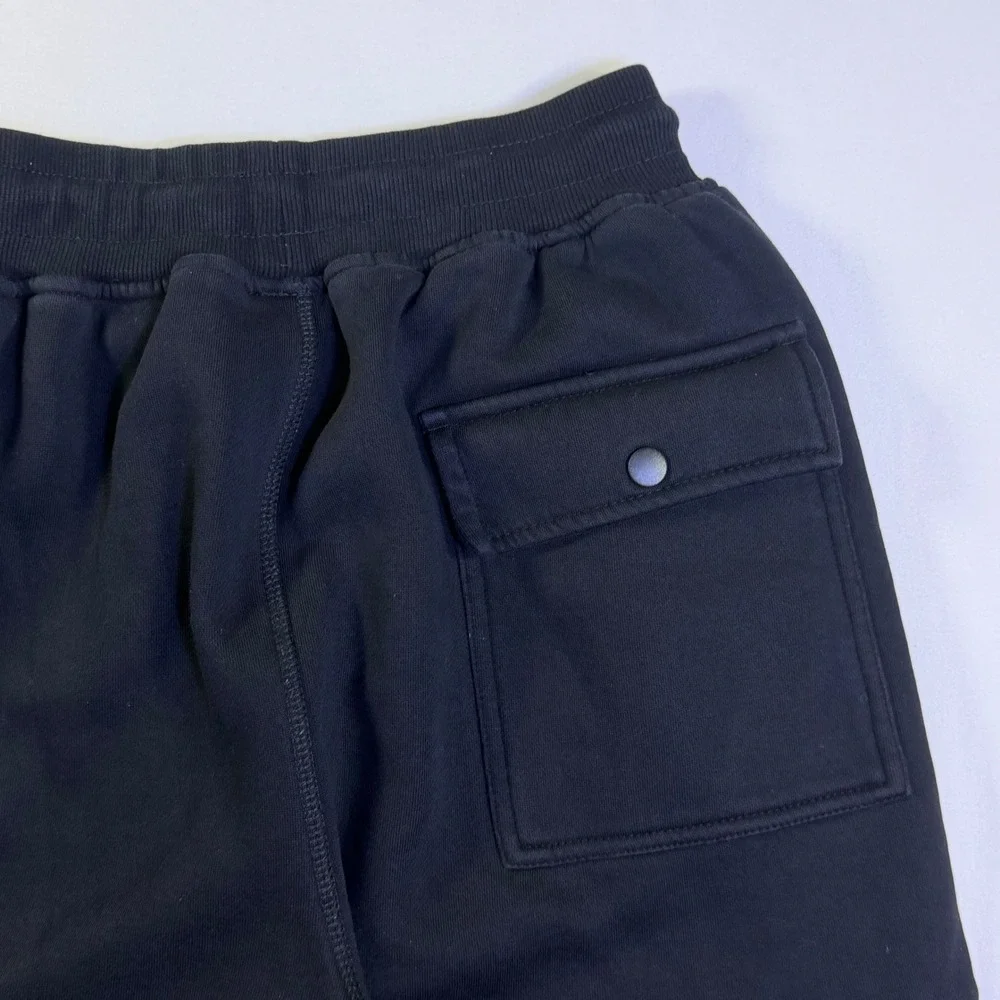 Jordan Flight Fleece Cargo Pants Unisex XL Black Wide Leg Cropped FB7012-010